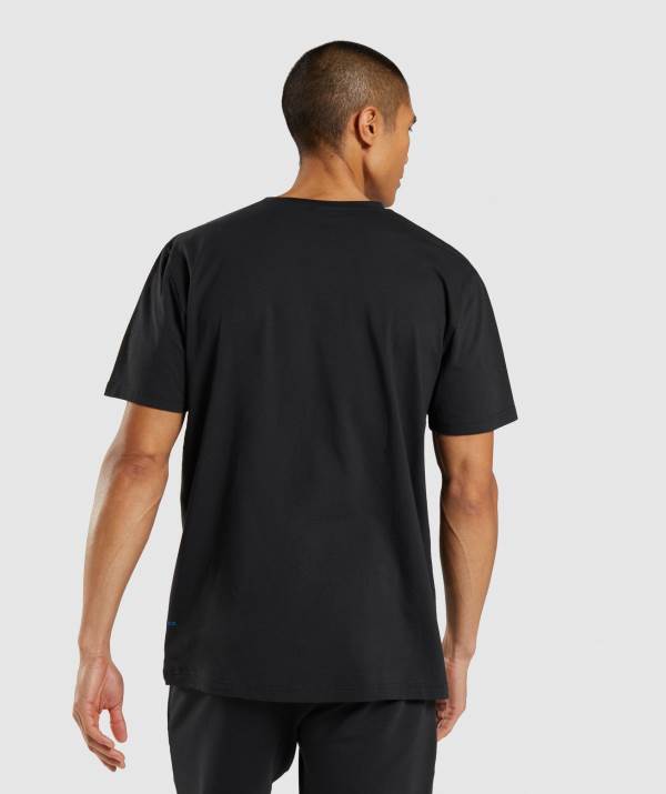Panske Tricka Gymshark Sharkhead Infill Čierne | ET8970216